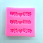 Καλούπι σιλικόνης Flower Heart Garland