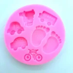 Καλούπι σιλικόνης Cars ,Feet and Bike