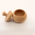 Ξύλινο δοχείο για μπαχαρικά με καπάκι