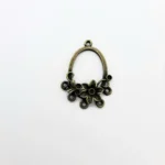 Μεταλλικό διακοσμητικό λουλούδι σετ 10 τεμαχίων