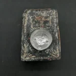 Πήλινο κηροπήγιο-ρεσό  7cmΧ10cmX3 ύψος