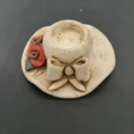 Πήλινο Καπέλο   Ρεσό  Χειροποίητο 14,6 εκ. Χ 6 εκ. ύψος