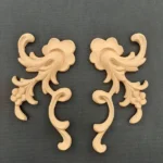 Ξυλόγλυπτο Διακοσμητικό  Σετ 2 Τεμαχίων 16,2εκ. Χ 8,2εκ.