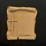 Ξυλόγλυπτος Πάπυρος εκκλησιαστικά 15εκ. Χ 14εκ.