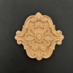 Ξυλόγλυπτο Διακοσμητικό Λουλούδι 11εκ. Χ 10,8εκ.