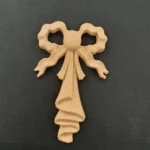 Ξυλόγλυπτο Διακοσμητικό Φιόγκος 7,5εκ. Χ 11,5εκ.