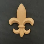 Ξυλόγλυπτο Διακοσμητικό Κρίνος 7,5εκ. Χ 10,5εκ.