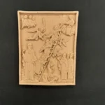 Ξυλόγλυπτη Εικόνα Ανάληψη 9εκ. Χ 11εκ.