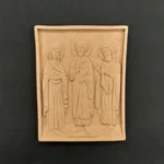 Ξυλόγλυπτη Εικόνα Άγιοι 12εκ. Χ 9εκ.