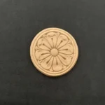 Ξυλόγλυπτο Λουλούδι Ροζέτα 5εκ.