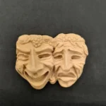 Ξυλόγλυπτο Θέατρο Μάσκας 8εκ. Χ 6εκ.