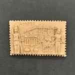 Ξυλόγλυπτη Αθήνα 7εκ. Χ 4εκ.