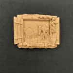 Ξυλόγλυπτη Ελλάδα 5εκ. Χ 7εκ.