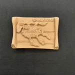 Ξυλόγλυπτη Χαλκιδική 6εκ. Χ 4εκ.