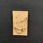 Ξυλόγλυπτο Διακοσμητικό Άνουβης  4εκ. Χ 7εκ.