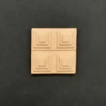 Ξυλόγλυπτο Διακοσμητικό Πλακάκι 5εκ.Χ5εκ.