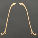 Ξυλόγλυπτο Διακοσμητικό Σετ 2 Τεμαχίων 1εκ.Χ30.5εκ.