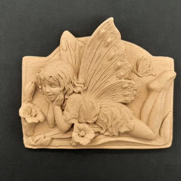 Ξυλόγλυπτο Διακοσμητικό Νεράιδα 7,5εκΧ6εκ.