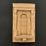 Ξυλόγλυπτο Διακοσμητικό Πόρτα 14εκ.Χ24εκ.