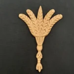 Ξυλόγλυπτο Διακοσμητικό  Λουλούδι 10εκ.Χ15,5εκ.