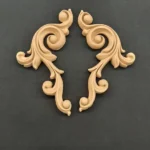 Ξυλόγλυπτο Διακοσμητικό Σετ 2 Τεμαχίων 18εκ. Χ 9εκ.