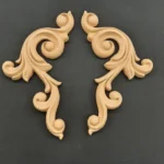 Ξυλόγλυπτο Διακοσμητικό σετ 2 Τεμαχίων  25,5εκ. Χ 12εκ.