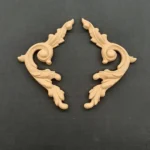 Ξυλόγλυπτο Διακοσμητικό σετ 2 Τεμαχίων  11εκ. Χ 11,2εκ.