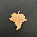 Ξυλόγλυπτο Διακοσμητικό Φύλλο 4,3εκ. Χ 4,3εκ.