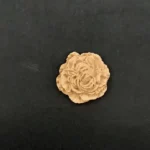 Ξυλόγλυπτο Διακοσμητικό Τριαντάφυλλο 3εκ. Χ 3εκ.