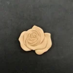 Ξυλόγλυπτο Διακοσμητικό Τριαντάφυλλο 4εκ. Χ 3 εκ.