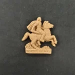 Ξυλόγλυπτο Διακοσμητικό Μέγας Αλέξανδρος 4εκ. Χ 4εκ.