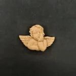 Ξυλόγλυπτο Διακοσμητικό Μικρός Άγγελος 4εκ. Χ 3εκ.