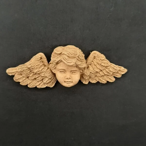 Ξυλόγλυπτο Διακοσμητικό Μικρός Άγγελος 10εκ. Χ 3εκ.
