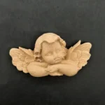 Ξυλόγλυπτο Διακοσμητικό Μικρός Άγγελος 7εκ. Χ 3,7εκ.