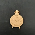 Ξυλόγλυπτο Διακοσμητικό Ρολόι 2,7εκ. Χ 3,8εκ.