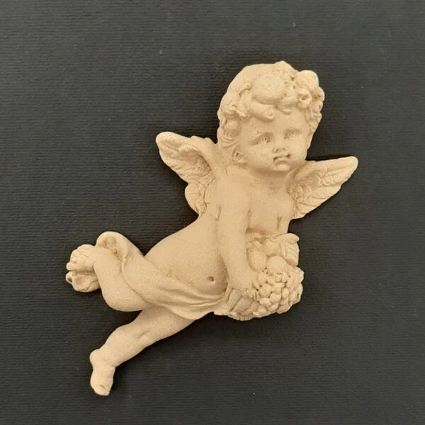 Ξυλόγλυπτο Διακοσμητικό Άγγελος  11εκ.Χ6,6εκ.