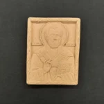 Ξυλόγλυπτο Εικόνα Αγ.Νικόλαος 5εκ.Χ6,5εκ.