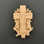 Ξυλόγλυπτο Διακοσμητικό Σταυρός  8,2εκ.Χ13,2εκ.
