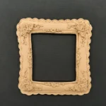 Ξυλόγλυπτο  Διακοσμητικό Κορνίζα Παράλληλη 13,5εκ. Χ 13,5εκ.