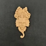 Ξυλόγλυπτο Διακοσμητικό Μάσκα Βενετσιάνικη 7εκ. Χ 3,3εκ.