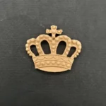 Ξυλόγλυπτο Διακοσμητικό Κορώνα 4,5εκ. Χ 4εκ.