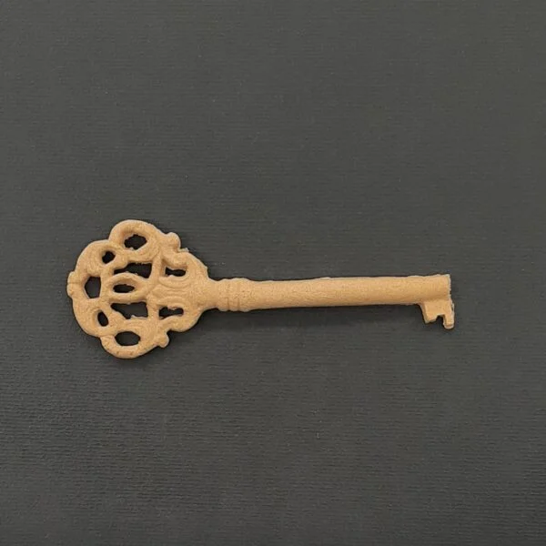 Ξυλόγλυπτο Διακοσμητικό Κλειδί 8,8εκ. Χ 3,2εκ.