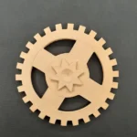 Ξυλόγλυπτο Διακοσμητικό Γρανάζι Διάμετρος 14εκ.