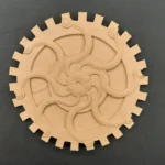 Ξυλόγλυπτο Διακοσμητικό Γρανάζι Διάμετρος 14εκ.