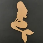 Ξυλόγλυπτο Διακοσμητικό Γοργόνα  11εκ.Χ25εκ.