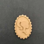 Ξυλόγλυπτο Διακοσμητικό 3,5εκ. Χ 4,5εκ.