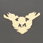 Ξυλόγλυπτο Διακοσμητικό Πουλιά 15εκ.Χ22εκ.