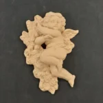 Ξυλόγλυπτο Διακοσμητικό Άγγελος 15εκ.Χ11,5εκ