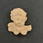 Ξυλόγλυπτο Διακοσμητικό Άγγελος 8εκ.Χ7,5εκ.