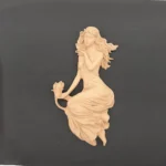 Ξυλόγλυπτη Κοπέλα 19εκ.Χ35εκ.